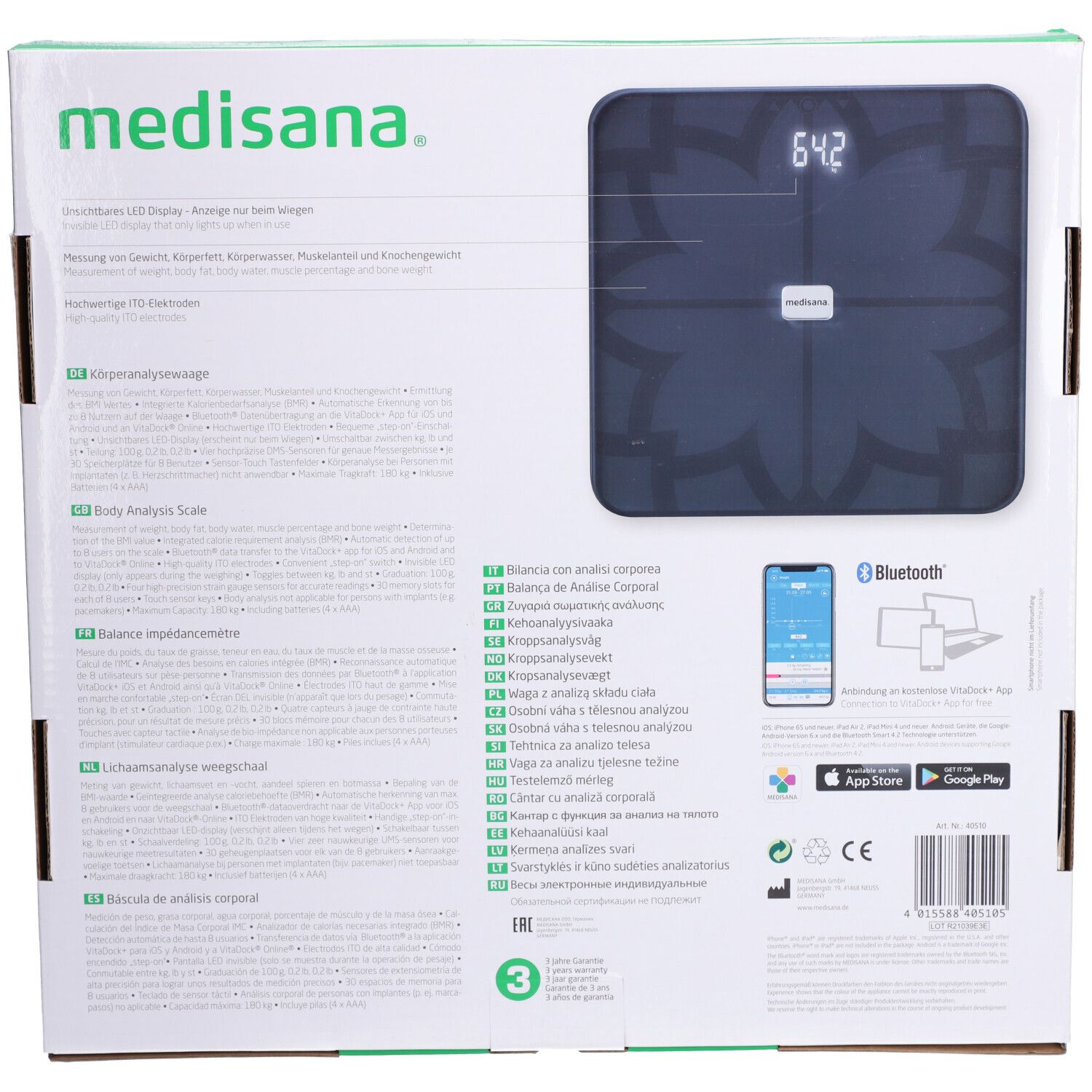 MEDISANA® BS 450 Connect