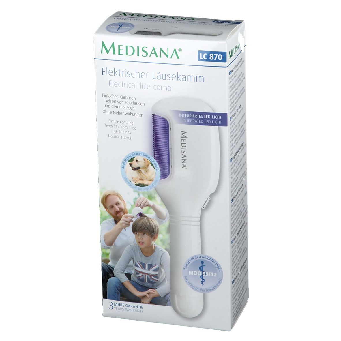 Medisana® Pettine Antipidocchi Elettrico 1 pz