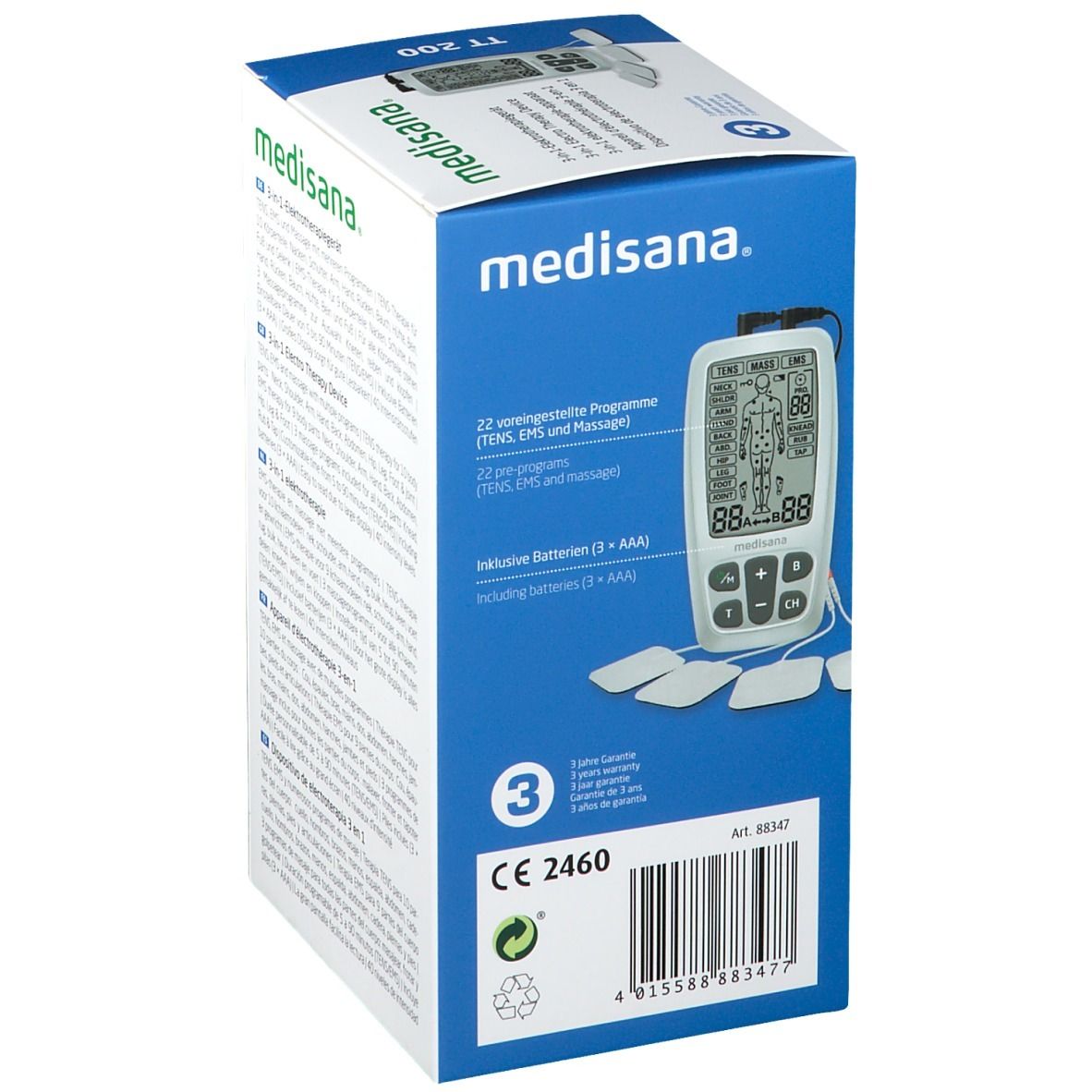 Medisana TT 200 - 3-in-1 Electrotherapy
