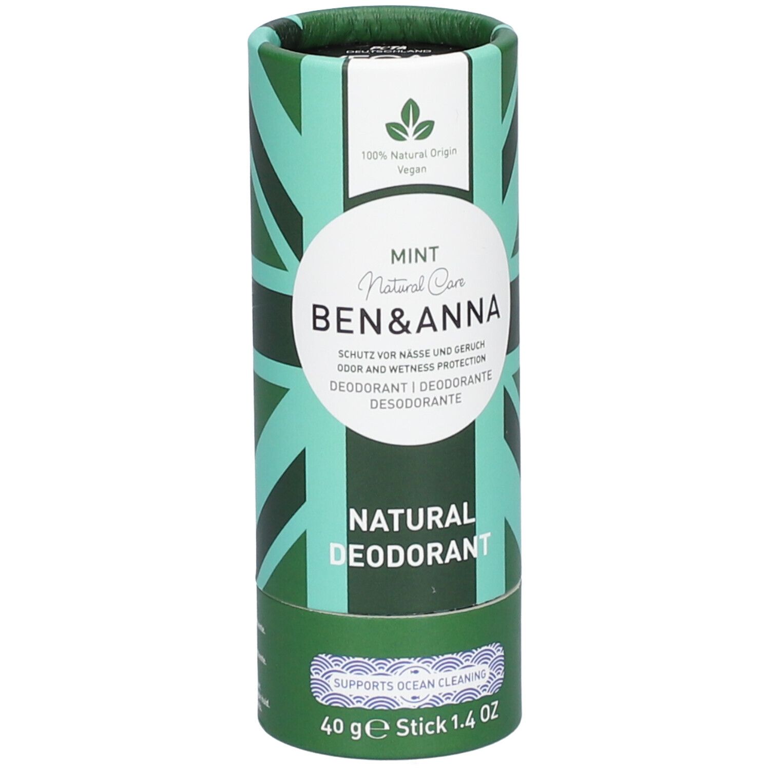 Ben & Anna - Deodorante Papertube - Menta