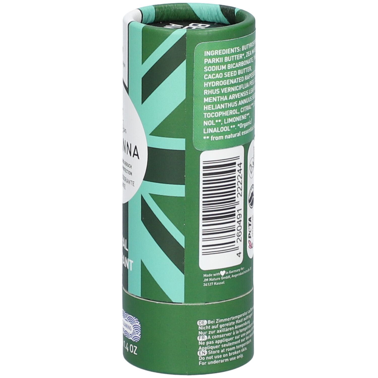 Ben & Anna - Deodorante Papertube - Menta