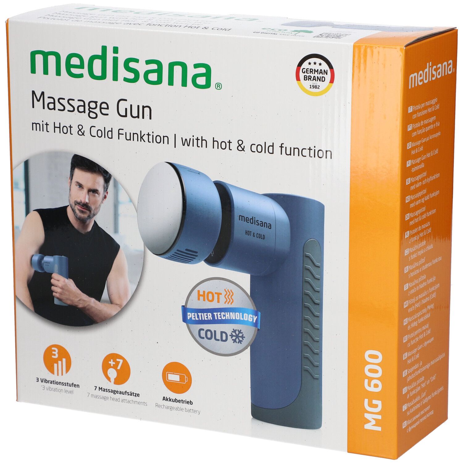 medisana MG 600 Pistola per massaggio caldo e freddo