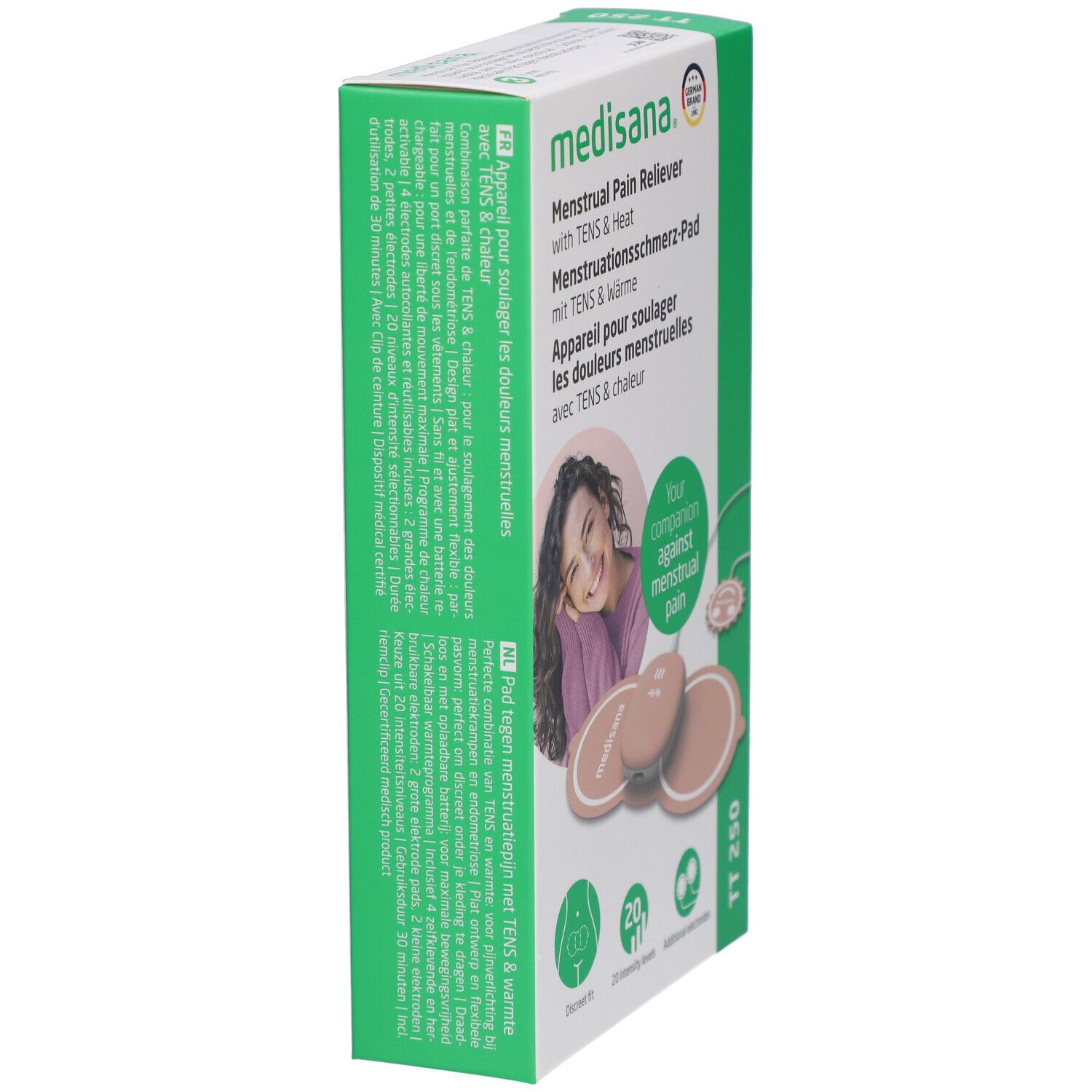 Cerotto antidolore mestruale Medisana TT 250 con TENS e calore.