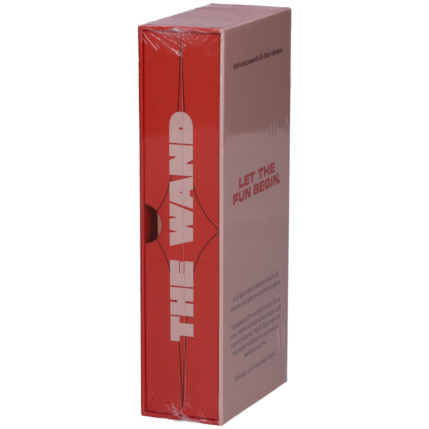 Confezione rosa con testo "LET THE FUN BEGIN". Contiene descrizione del prodotto e marchio ILS.