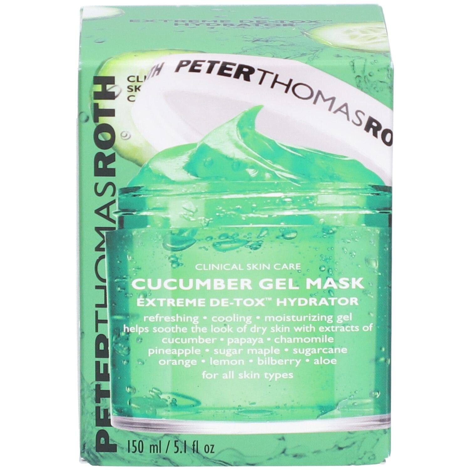Peter Thomas Roth - Cucumber Gel Mask Extreme De-Tox™ Hydrator 5.1 fl oz