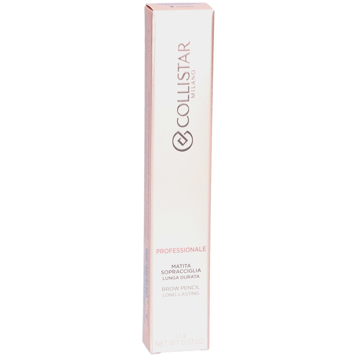 Confezione rosa. Collistar Milano, Professionale, matita sopracciglia lunga durata. 1,1g.