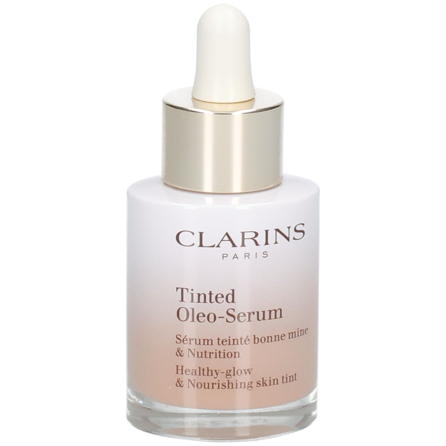 Flacone Clarins Tinted Oleo-Serum con contagocce, tonalità 02.5.