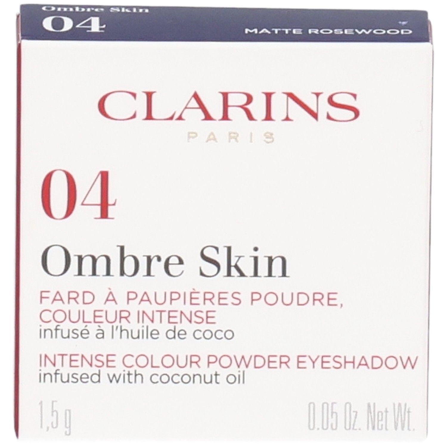 Clarins Ombre Skin Mono Ombretto 04 Matte Rosewood, 1,5g.