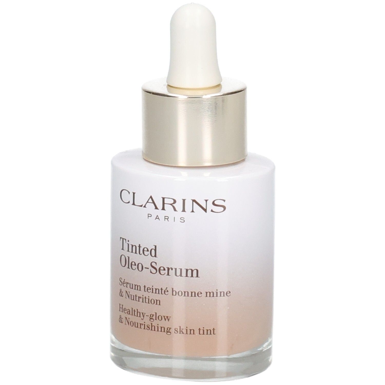 Flacone Clarins Tinted Oleo-Serum con contagocce, tonalità 05.