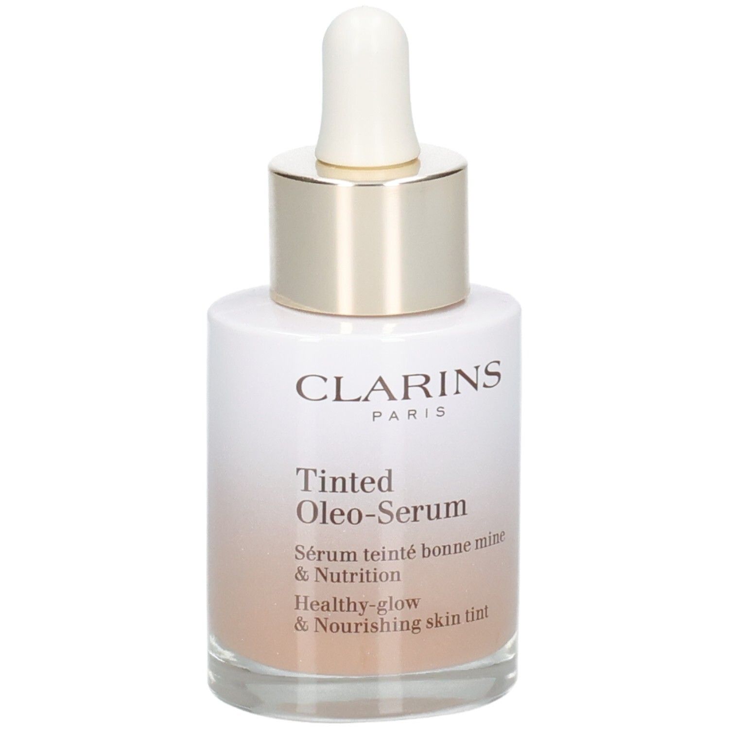 Flacone Clarins Tinted Oleo-Serum con contagocce, tonalità 05.