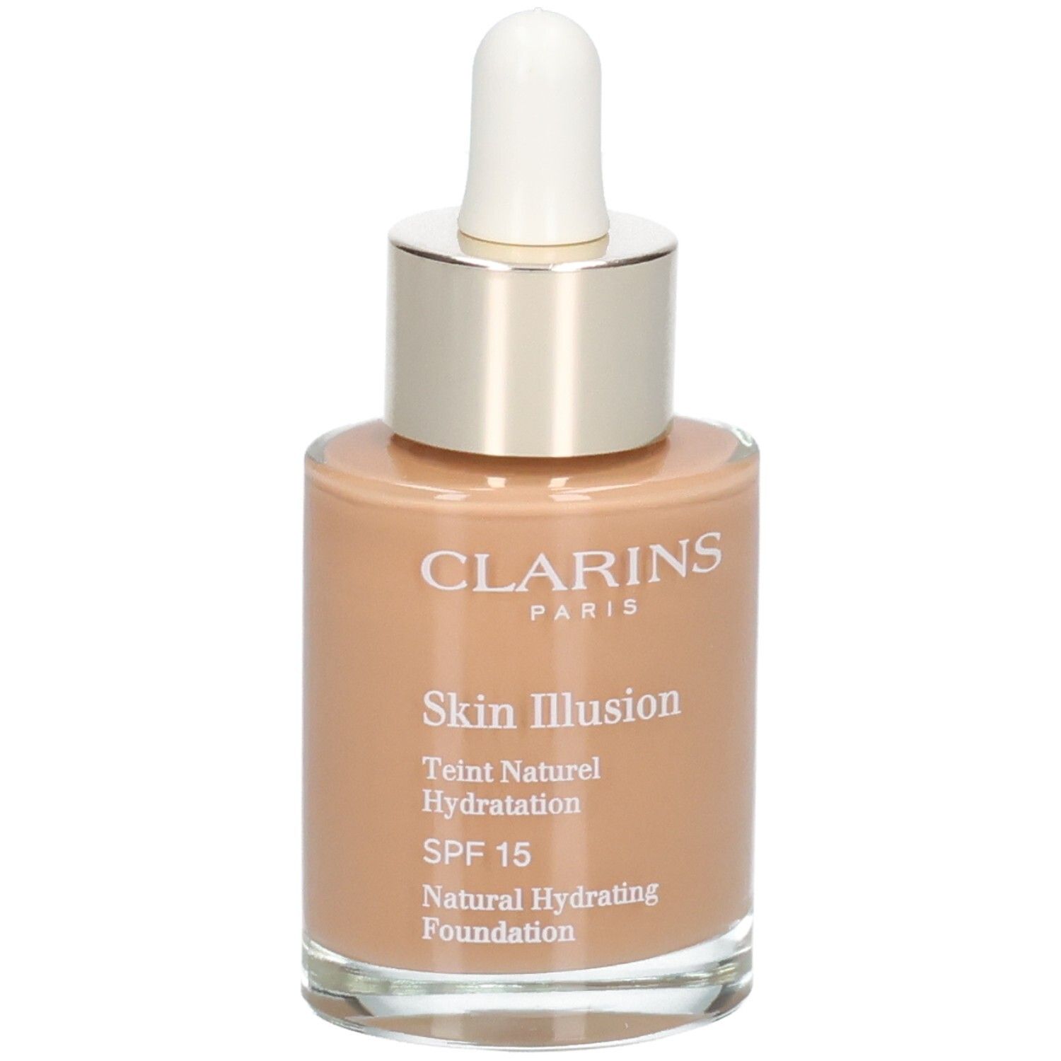 Clarins Skin Illusion fondotinta, 30ml, 113 Castagna.