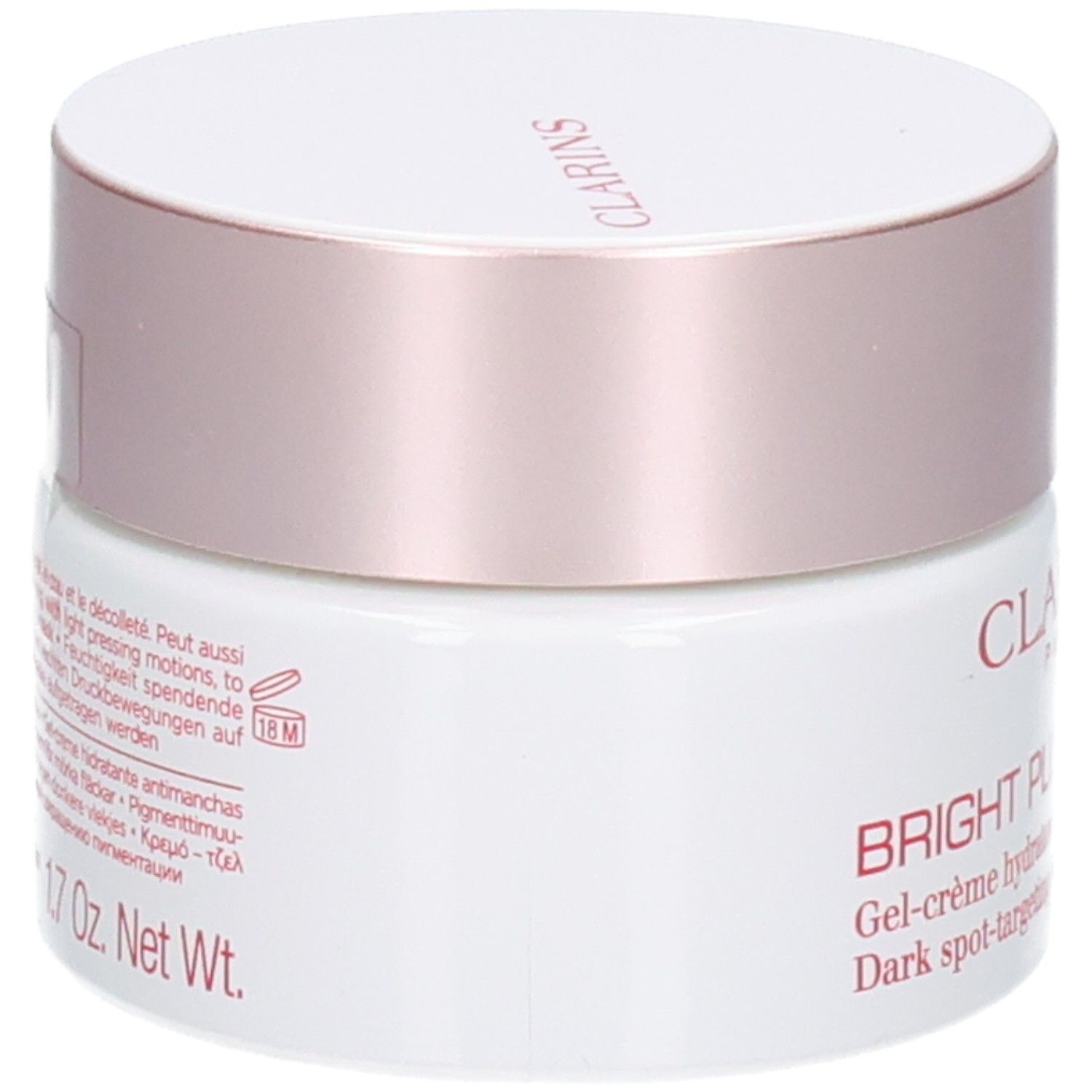 Clarins Bright Plus Gel-crema idratante anti-macchie, 50 ml.