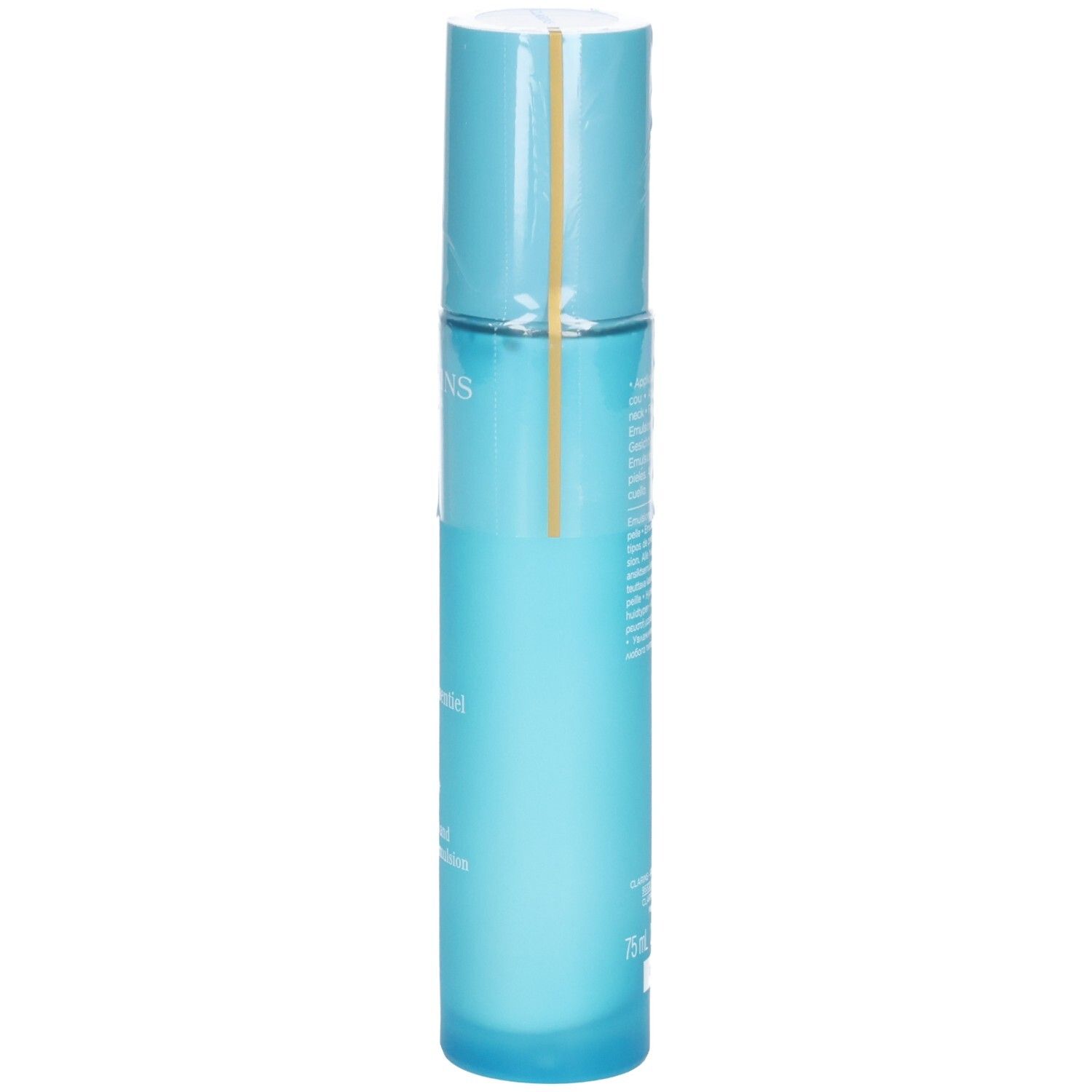 Clarins Hydra-Essentiel HA² Emulsione dissetante, 75ml. Vista laterale.
