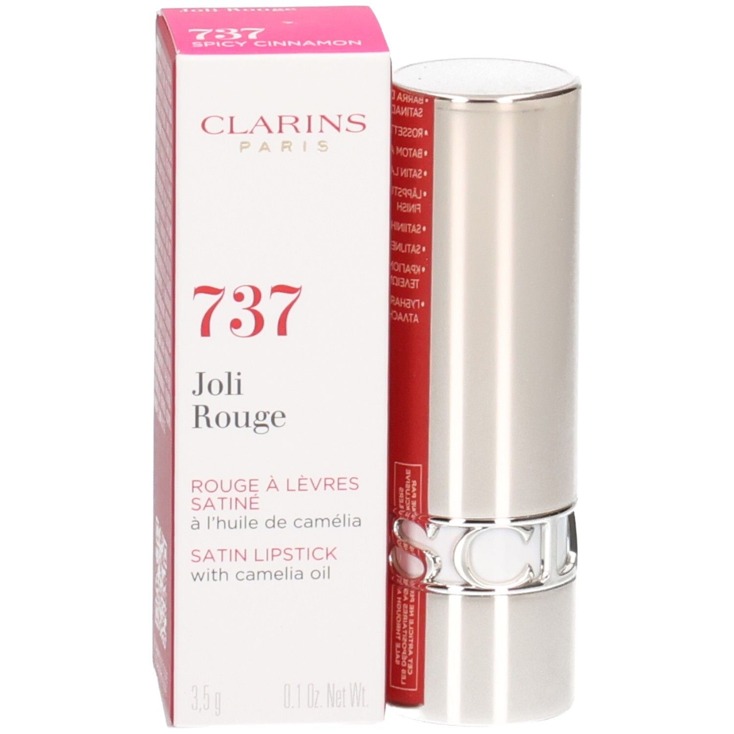 Rossetto Satinato Clarins Joli Rouge 737