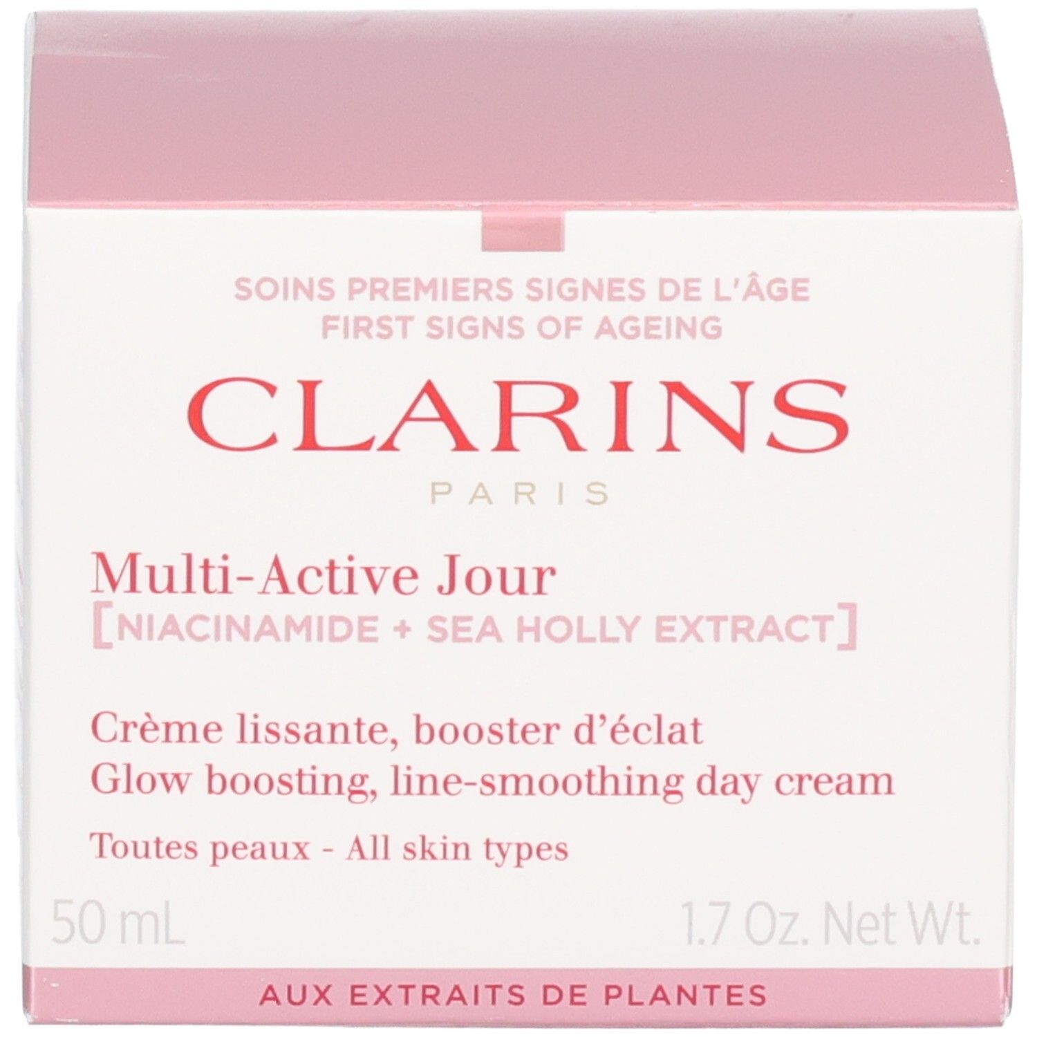 Clarins Multi-Active Crema Giorno e confezione, 50 ml, 1.7 oz Net Wt.