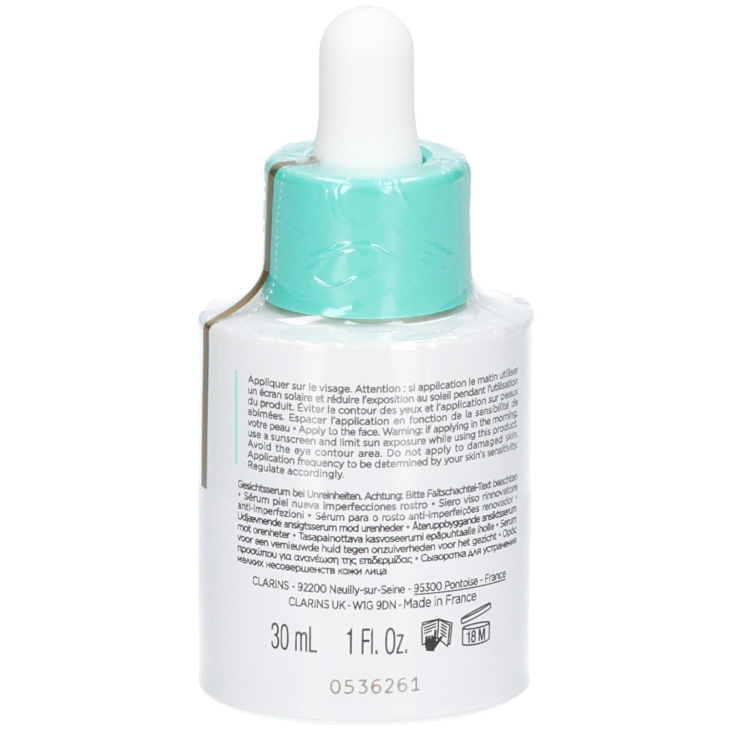 Clarins Purereset Resurfacing Blemish Serum 30 ml