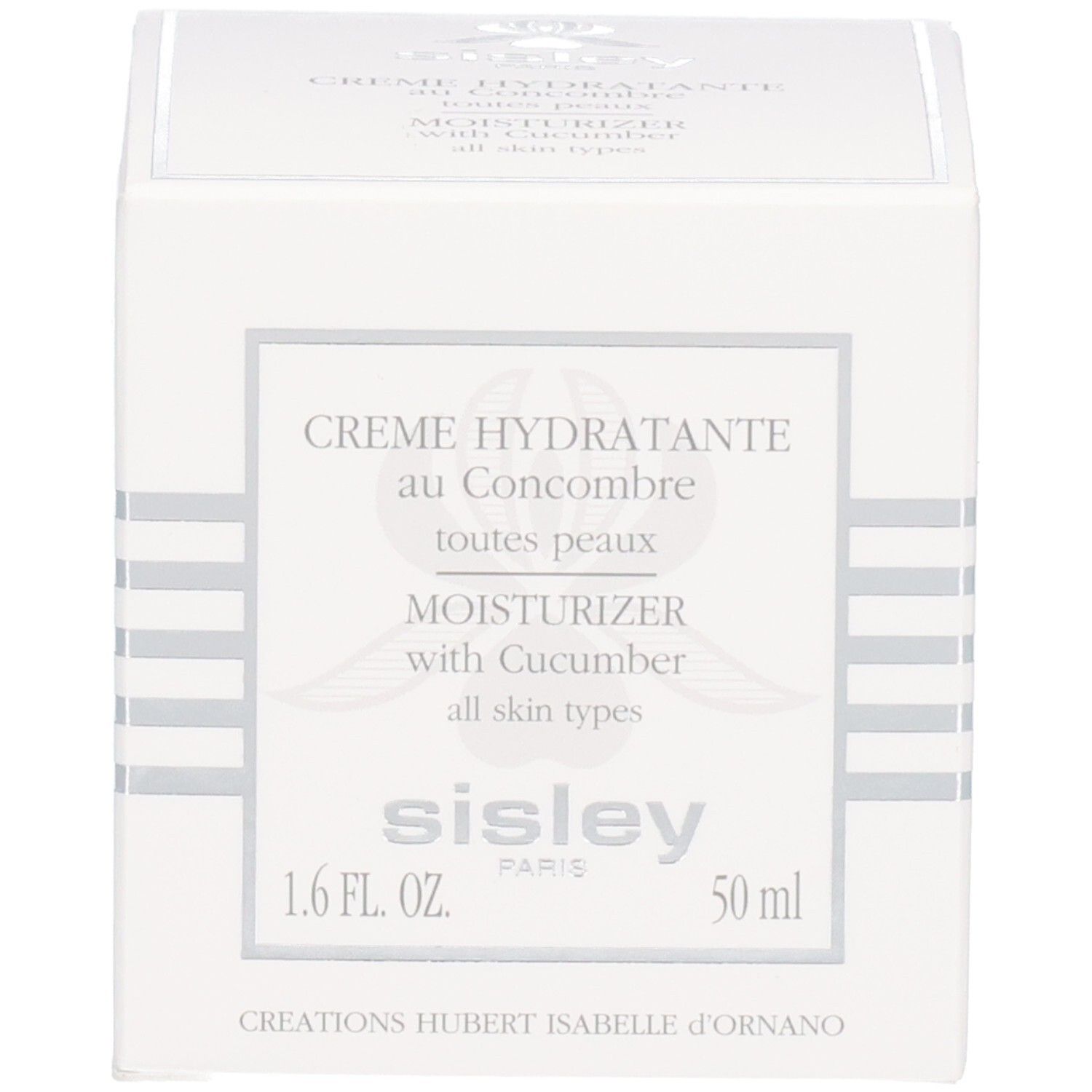 Sisley Creme Hydratante au Concombre, scatola con indicazione 50 ml.