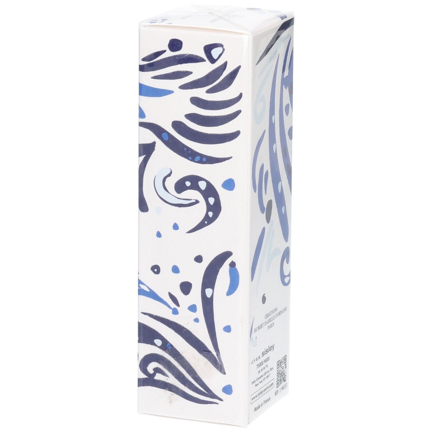 Sisley L'Eau Rêvée d'Ikar Eau de Toilette scatola in cartone, lato con motivo blu.