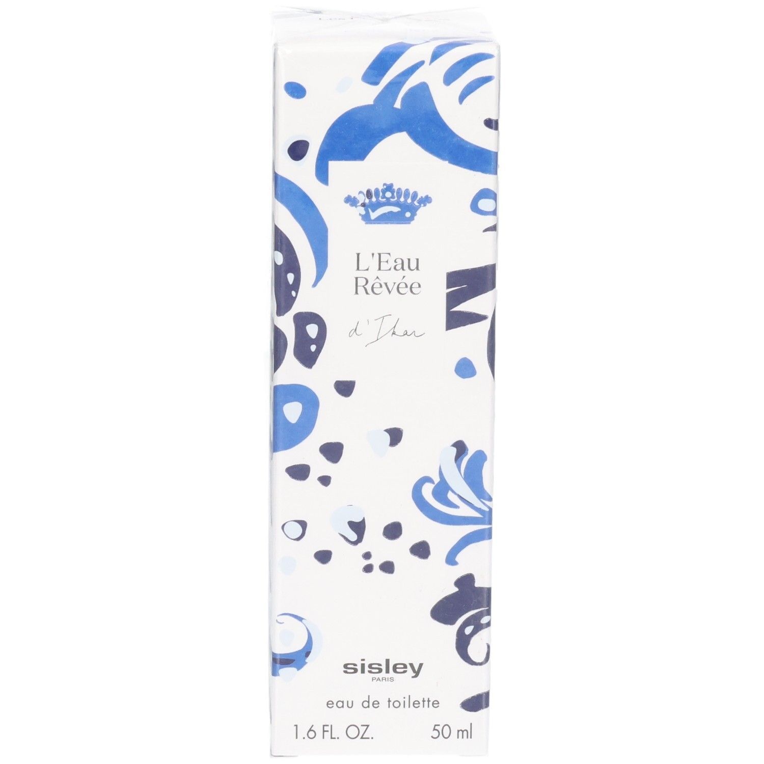 Sisley L'Eau Rêvée d'Ikar Eau de Toilette scatola in cartone con motivo blu.