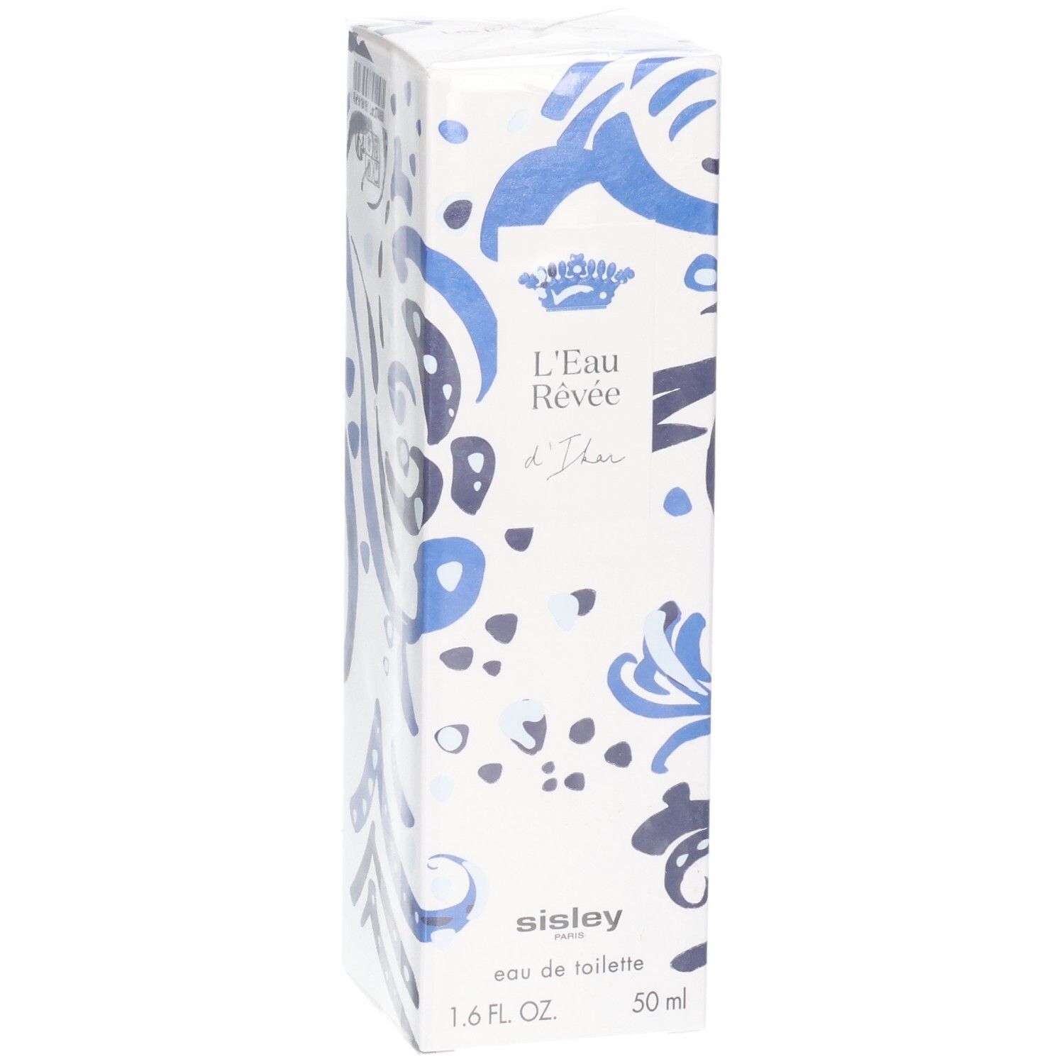 Sisley L'Eau Rêvée d'Ikar Eau de Toilette scatola in cartone con motivo blu.