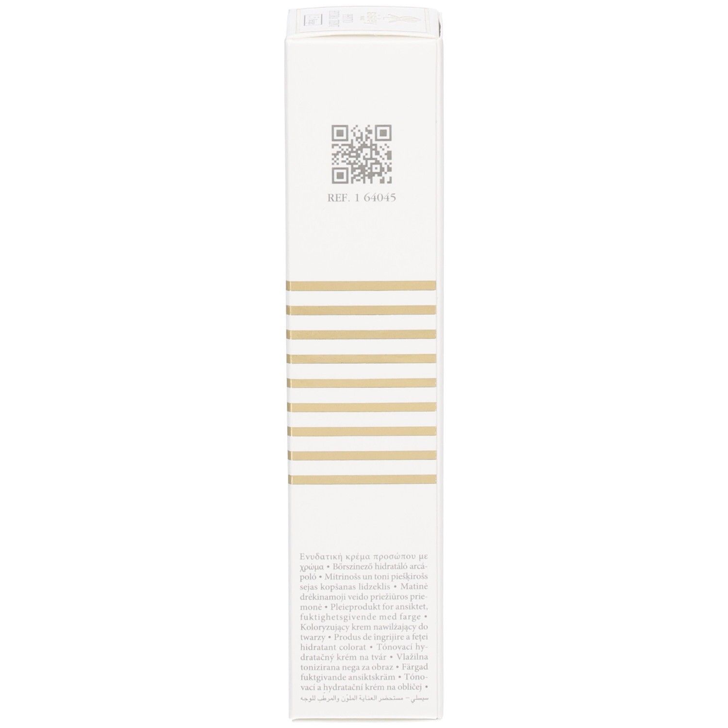 Sisley Phyto-Hydra Teint, vista laterale della confezione con QR-code e numero di riferimento.