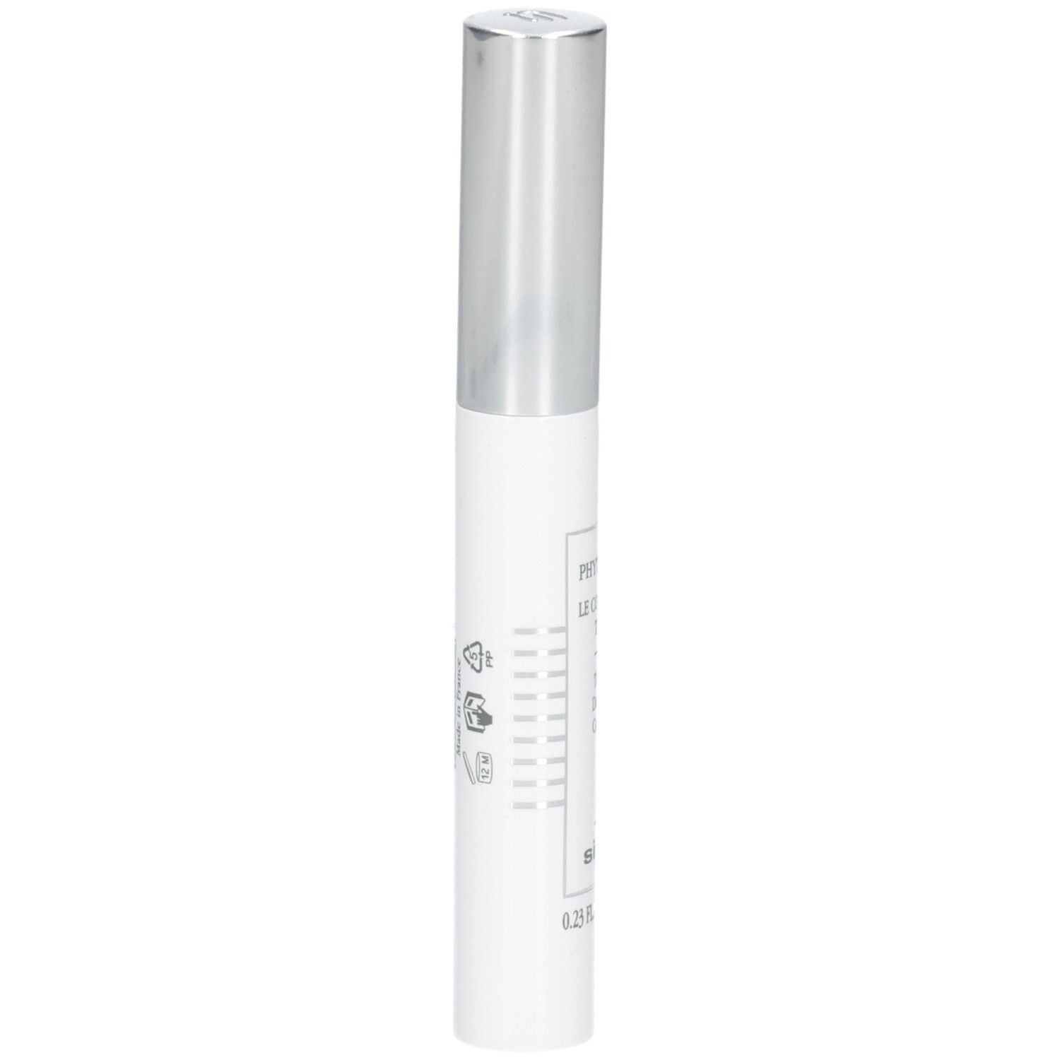 Correttore mirato macchie Sisley Phyto-Blanc in penna con tappo argentato e simboli.
