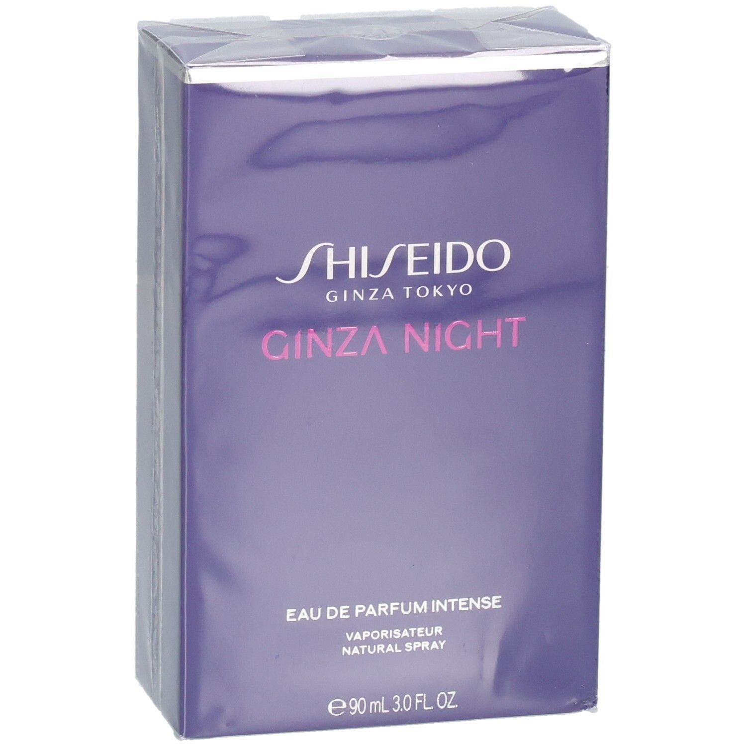 Confezione viola Shiseido Ginza Night Eau de Parfum Intense.
