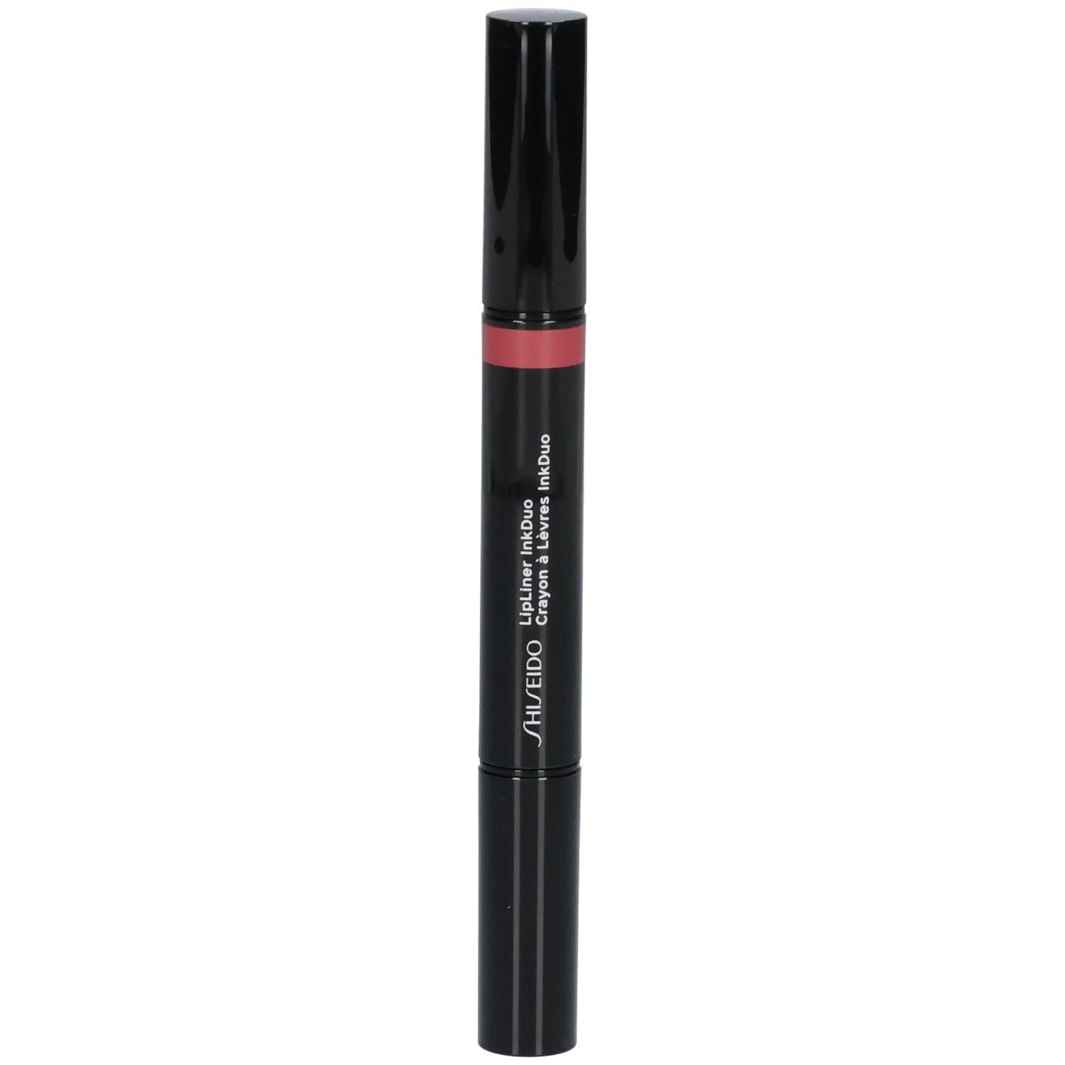 Shiseido LipLiner InkDuo in astuccio nero.