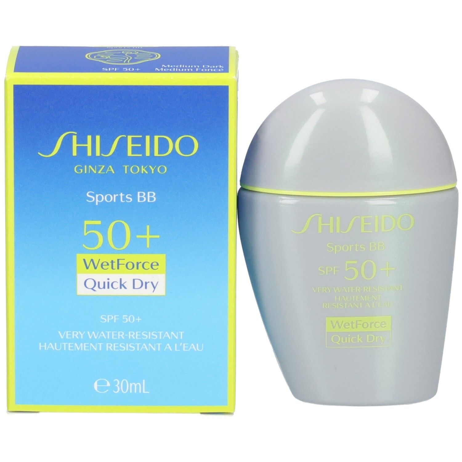 Protezione solare Shiseido Sports BB WetForce, 30ml.