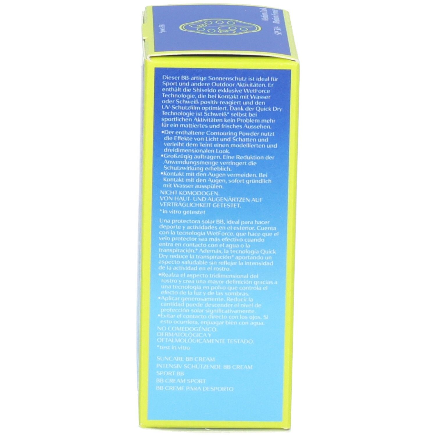 Shiseido Sports Invisible Protective Mist con SPF 50+ e tecnologia WetForce.