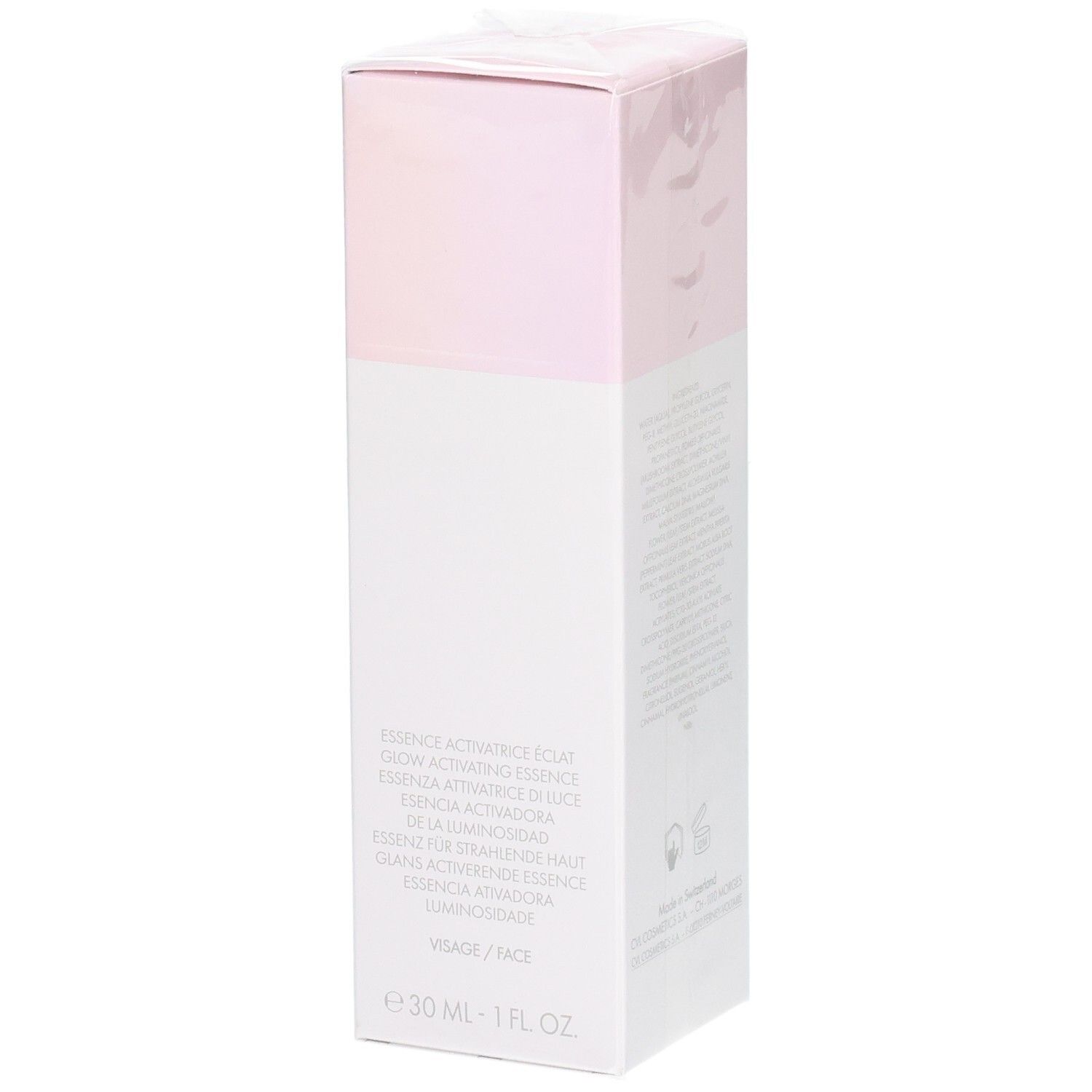 Scatola Valmont Luminosity: fronte con nome del prodotto e volume.