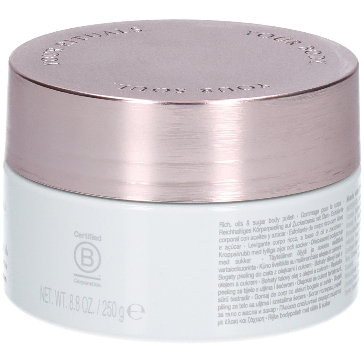 Scrub corpo RITUALS The Ritual of Sakura, 250g, con certificazione B Corp.