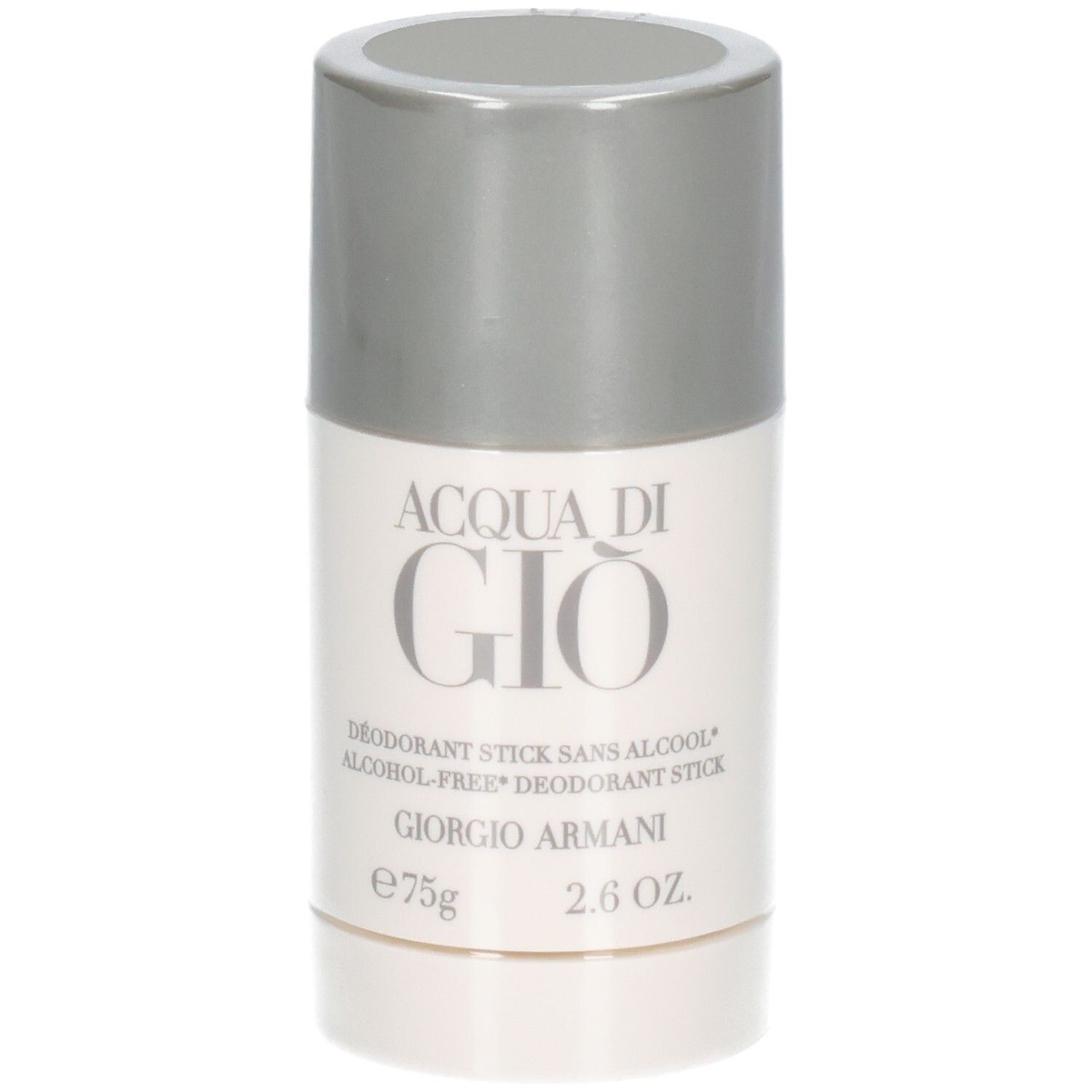 Giorgio Armani Acqua Di Gio Deodorant Stick, 75g. Vista frontale del deodorante.