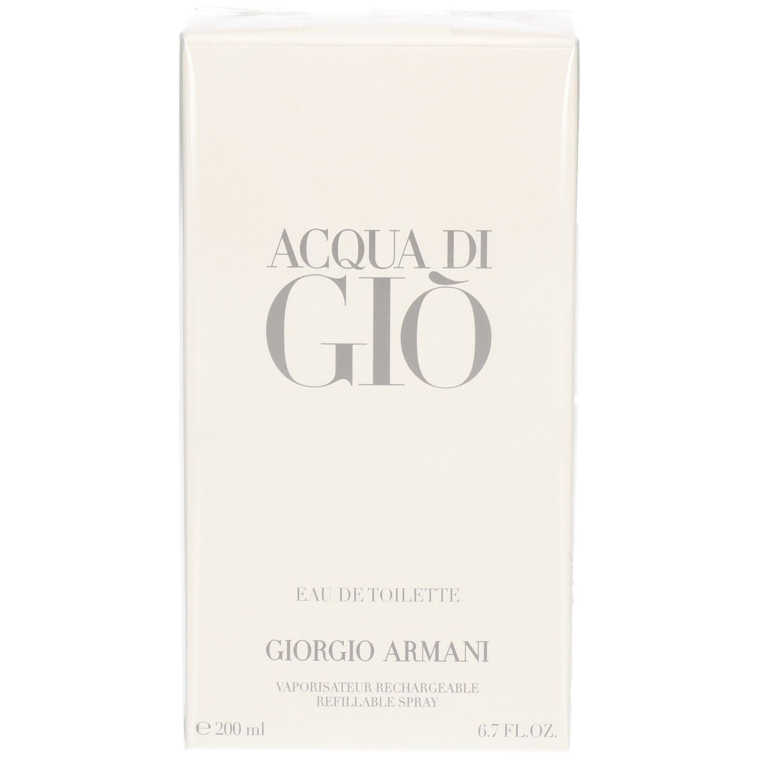 Giorgio Armani Acqua Di Giò Pour Homme Eau de Toilette, Spray ricaricabile.