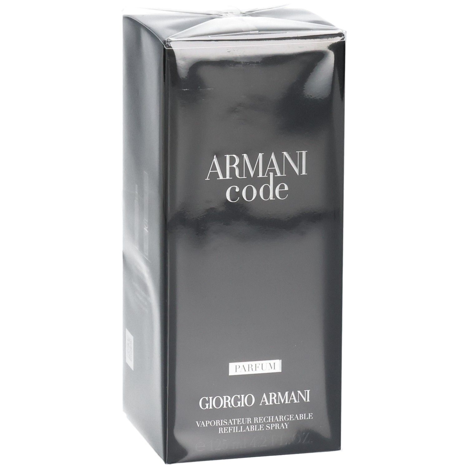 Confezione Armani Code Parfum, Giorgio Armani, spray ricaricabile.