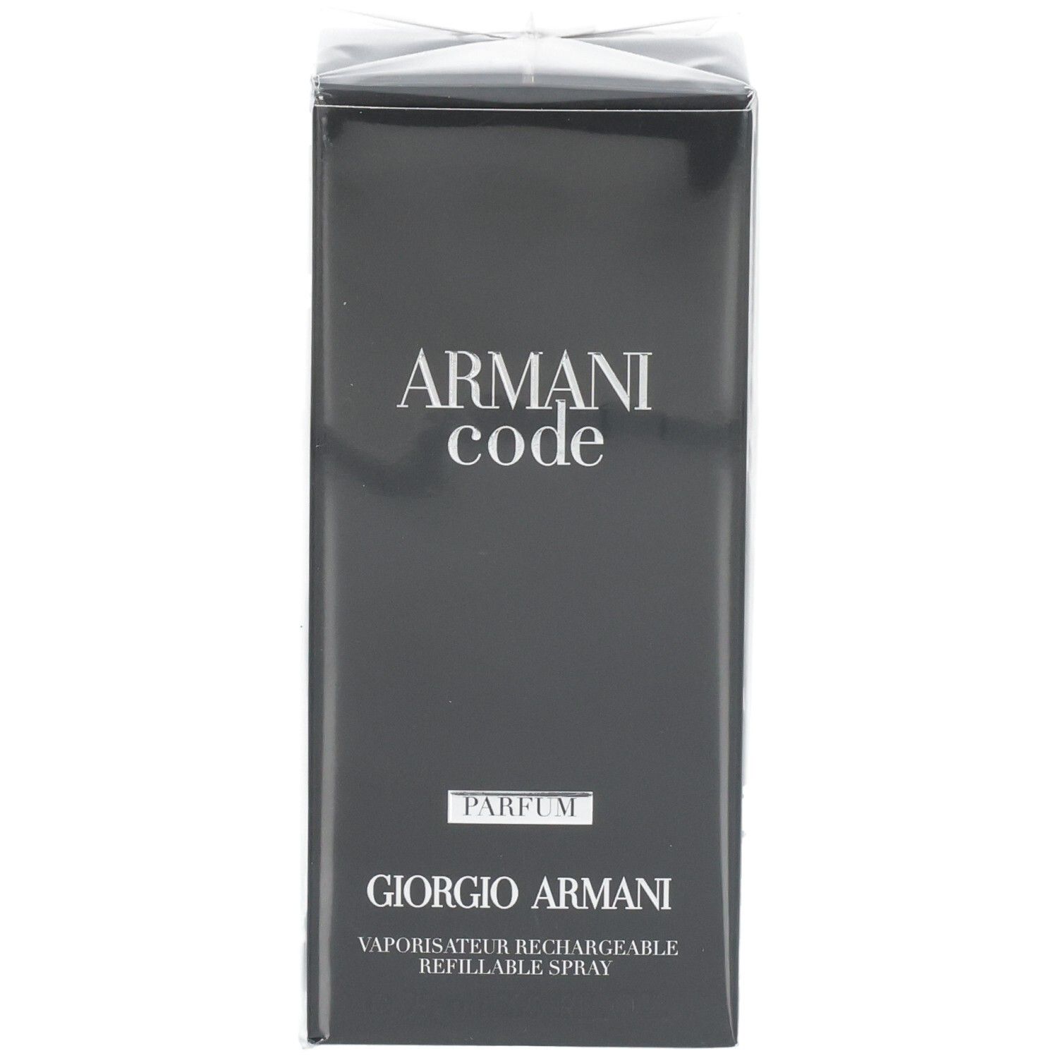 Fronte della confezione Giorgio Armani Armani Code Parfum.
