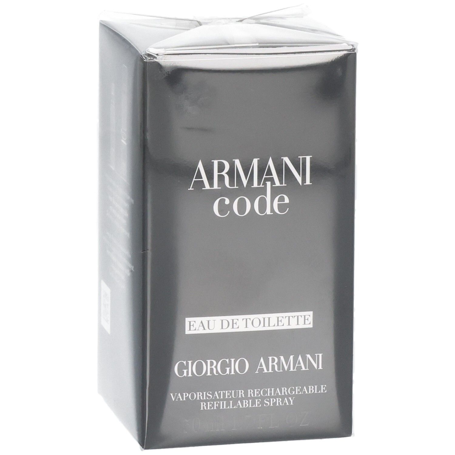 Confezione Armani Code Eau de Toilette, Giorgio Armani, Vaporisateur Rechargeable.