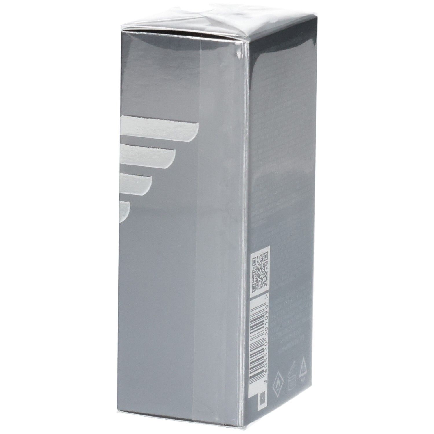 Lato della confezione Giorgio Armani Diamonds for Men Eau de Toilette con logo aquila e codice a barre.