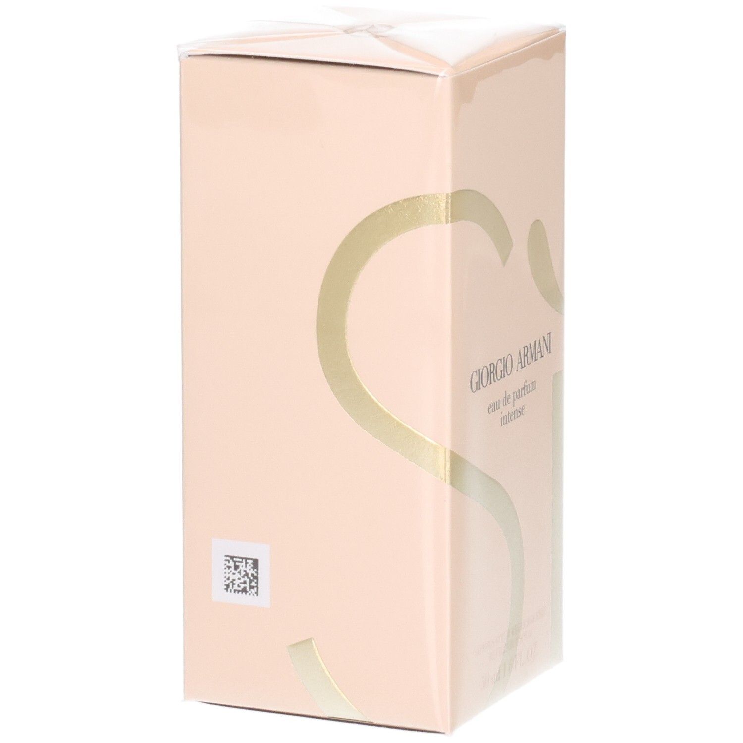 Confezione Giorgio Armani Sì Eau de Parfum Intense Ricaricabile 50 ml, lato.