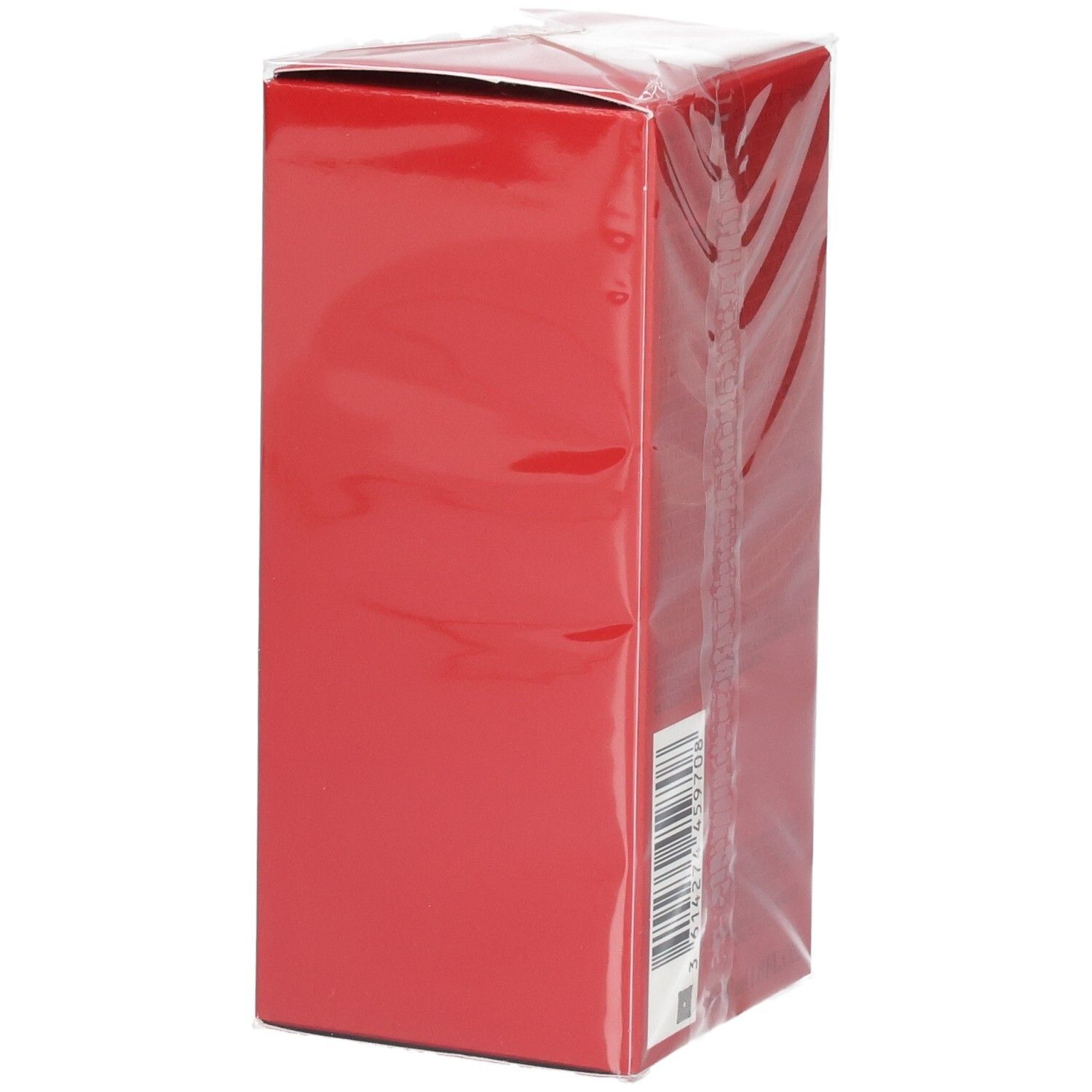 Confezione rossa Giorgio Armani Sì Passione Red Musk Eau de Parfum, vista posteriore.