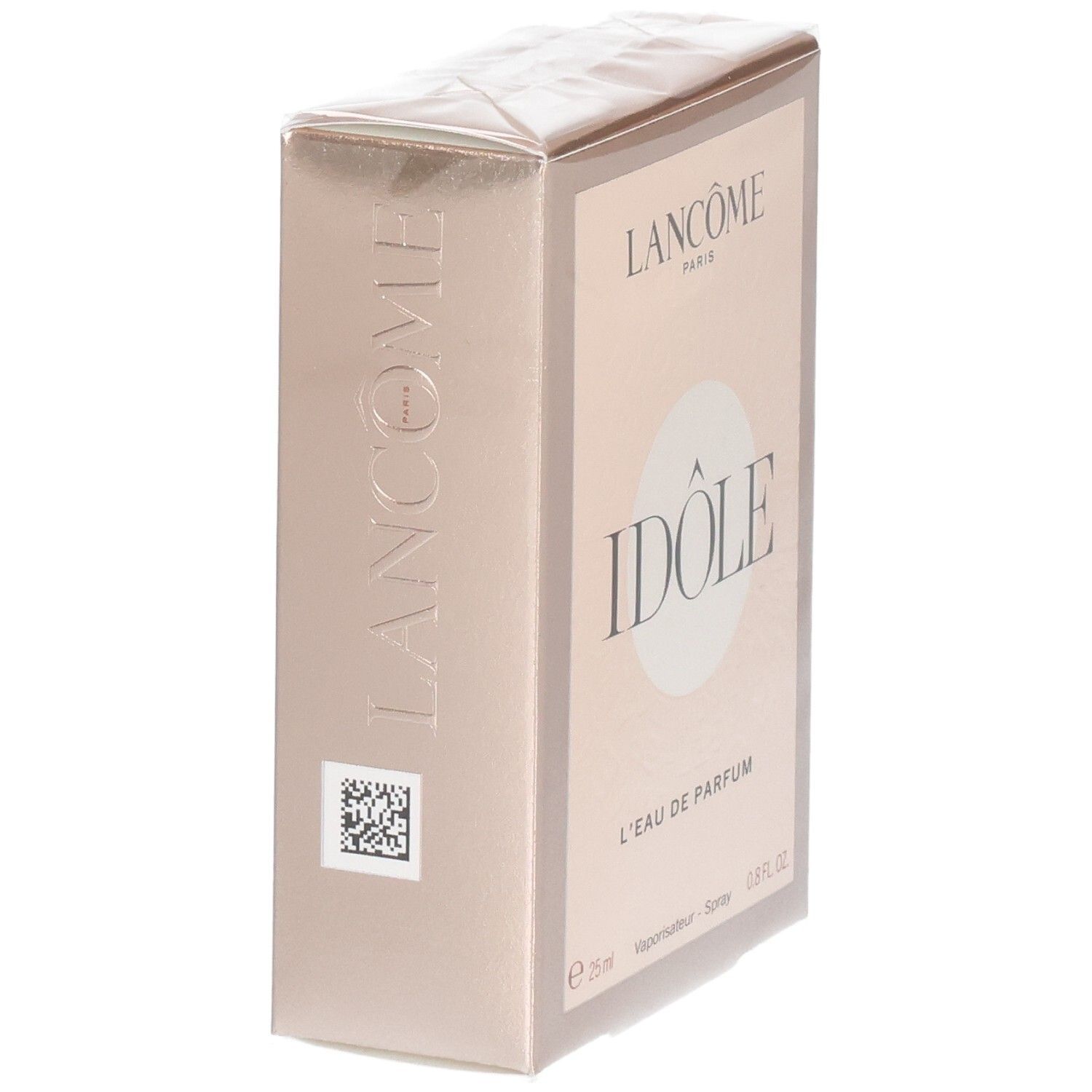 Confezione Lancôme Idôle Eau de Parfum 25ml, vista laterale.