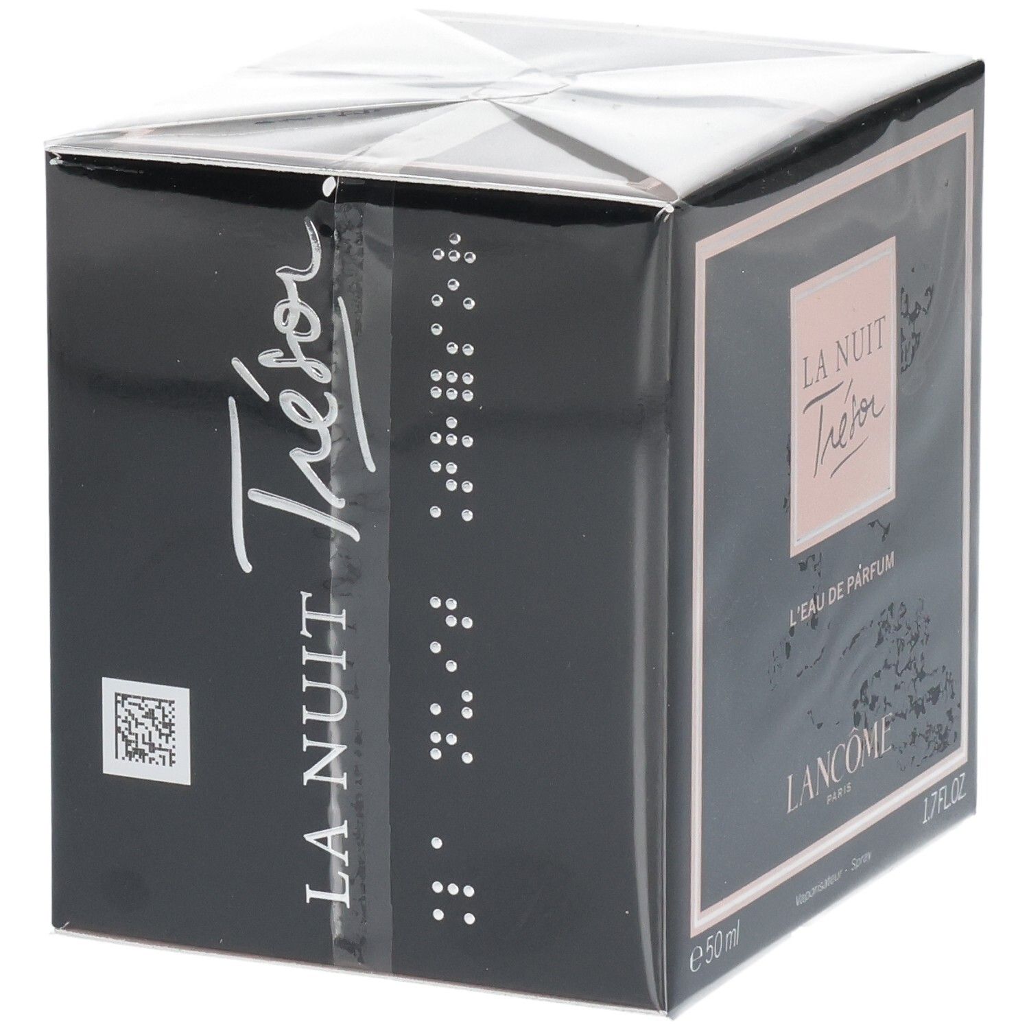 Lancôme La Nuit Trésor L'Eau de Parfum confezione con Braille.