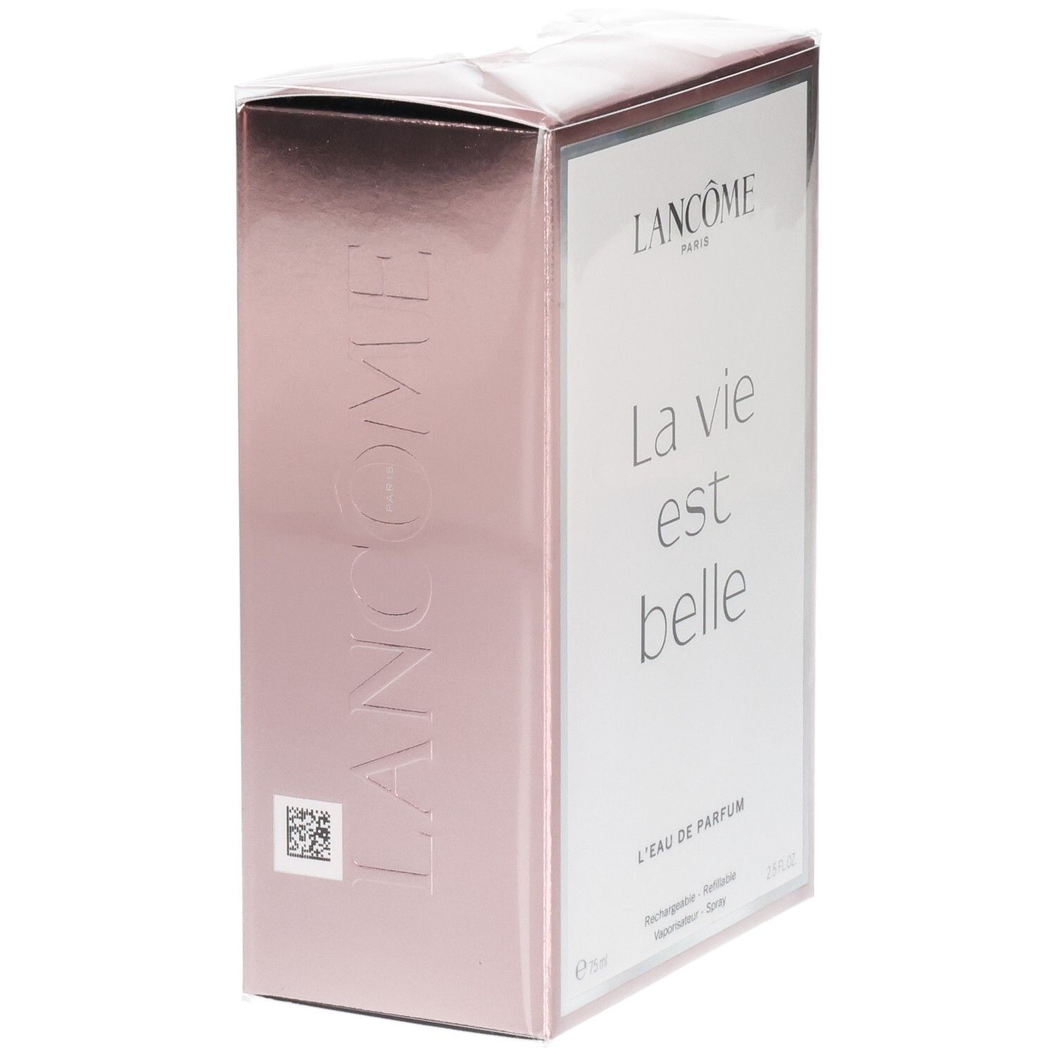 Confezione Lancôme La Vie Est Belle Eau de Parfum 75 ml, lato.