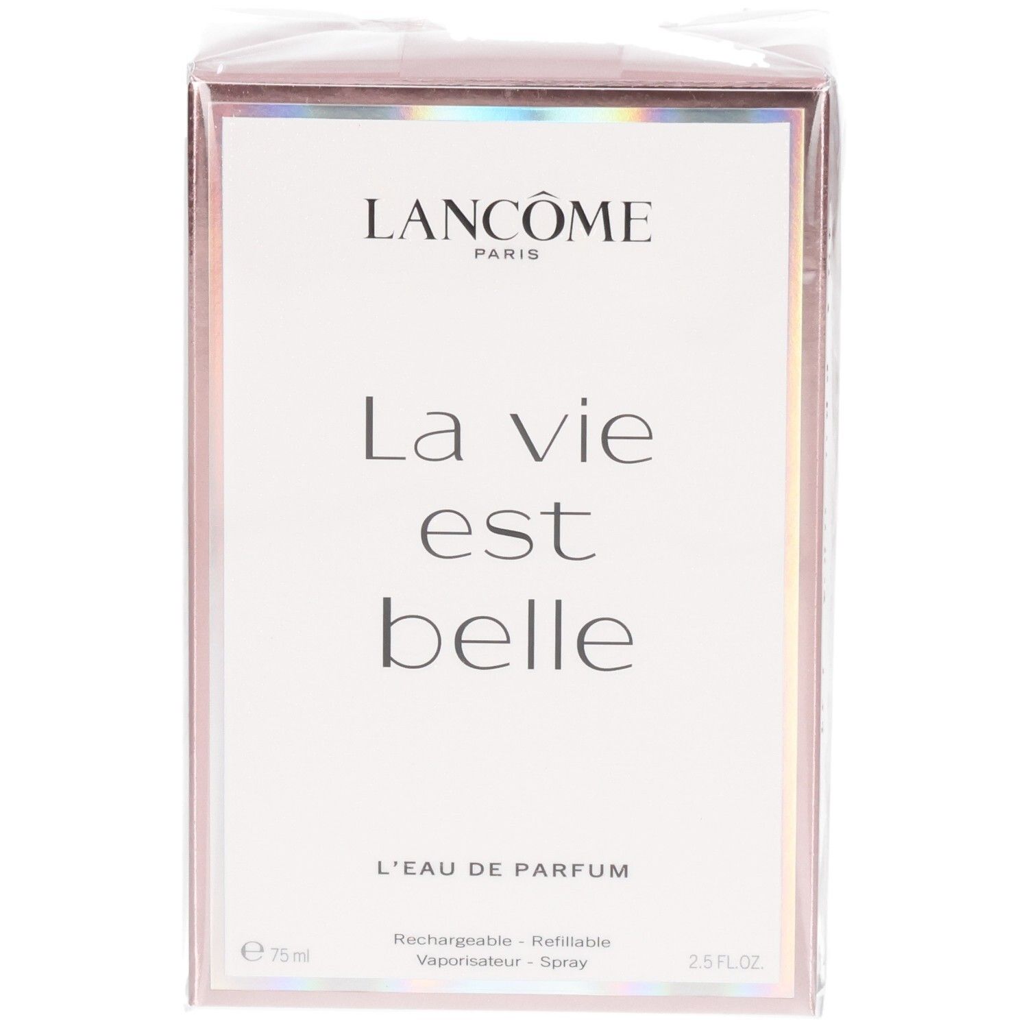 Confezione Lancôme La Vie Est Belle Eau de Parfum 75 ml, fronte.