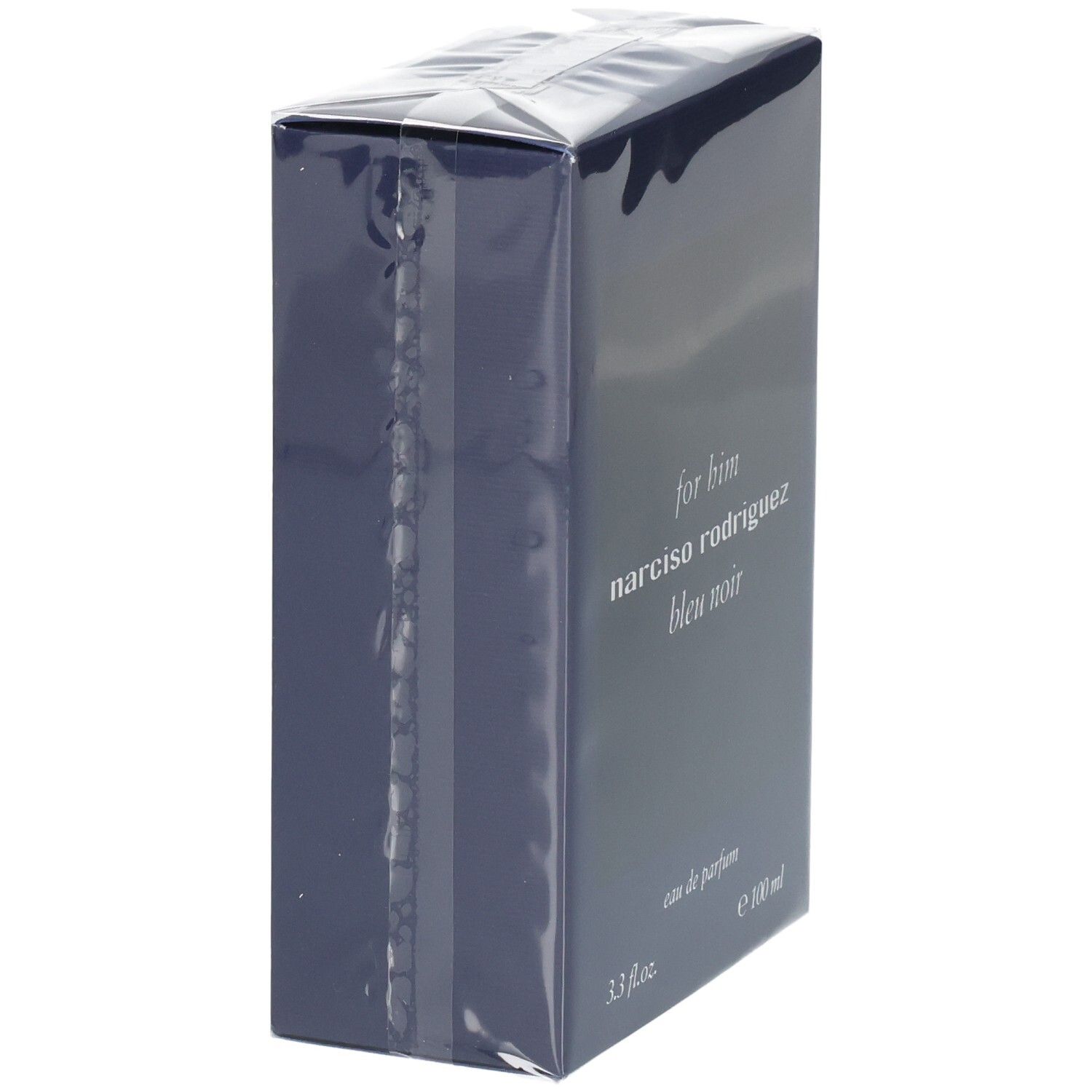Narciso Rodriguez For Him Bleu Noir Eau de Parfum, 100 ml, vista laterale.