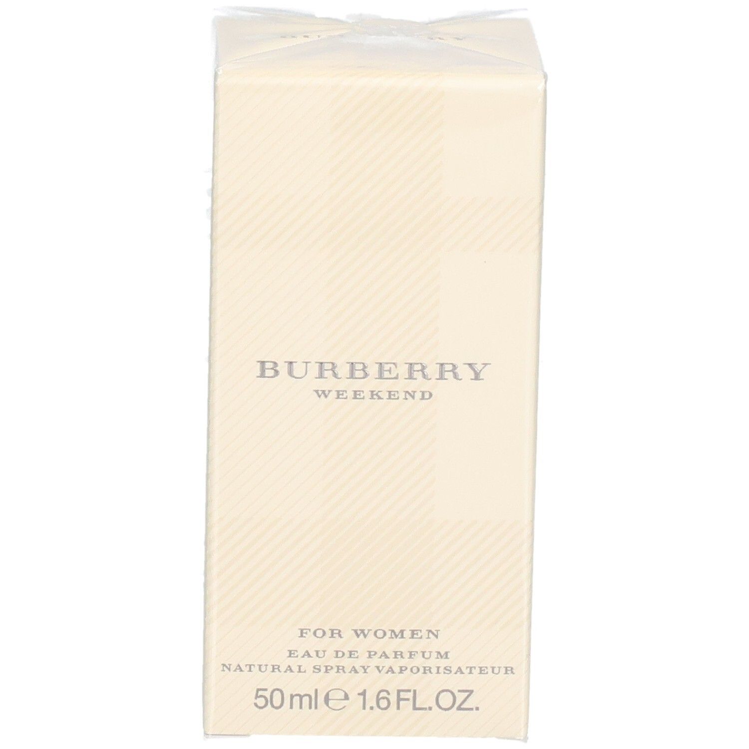 Confezione del Burberry Weekend Eau de Parfum da donna, 50ml.