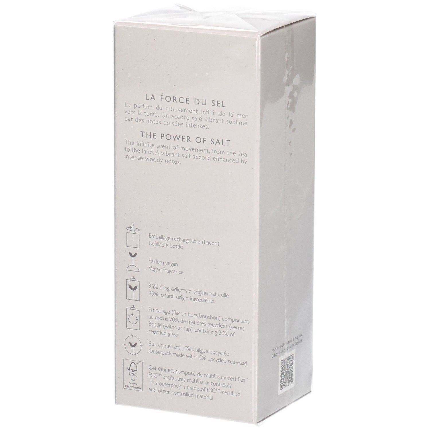 Confezione Issey Miyake Le Sel d'Issey Eau de Toilette con descrizione prodotto.