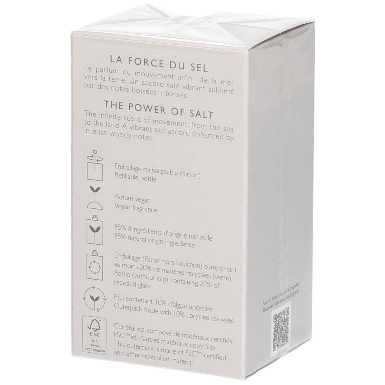 Issey Miyake Le Sel d'Issey Eau de Toilette, 50ml, ricaricabile. Fragranza vegana, 95% ingredienti di origine naturale.
