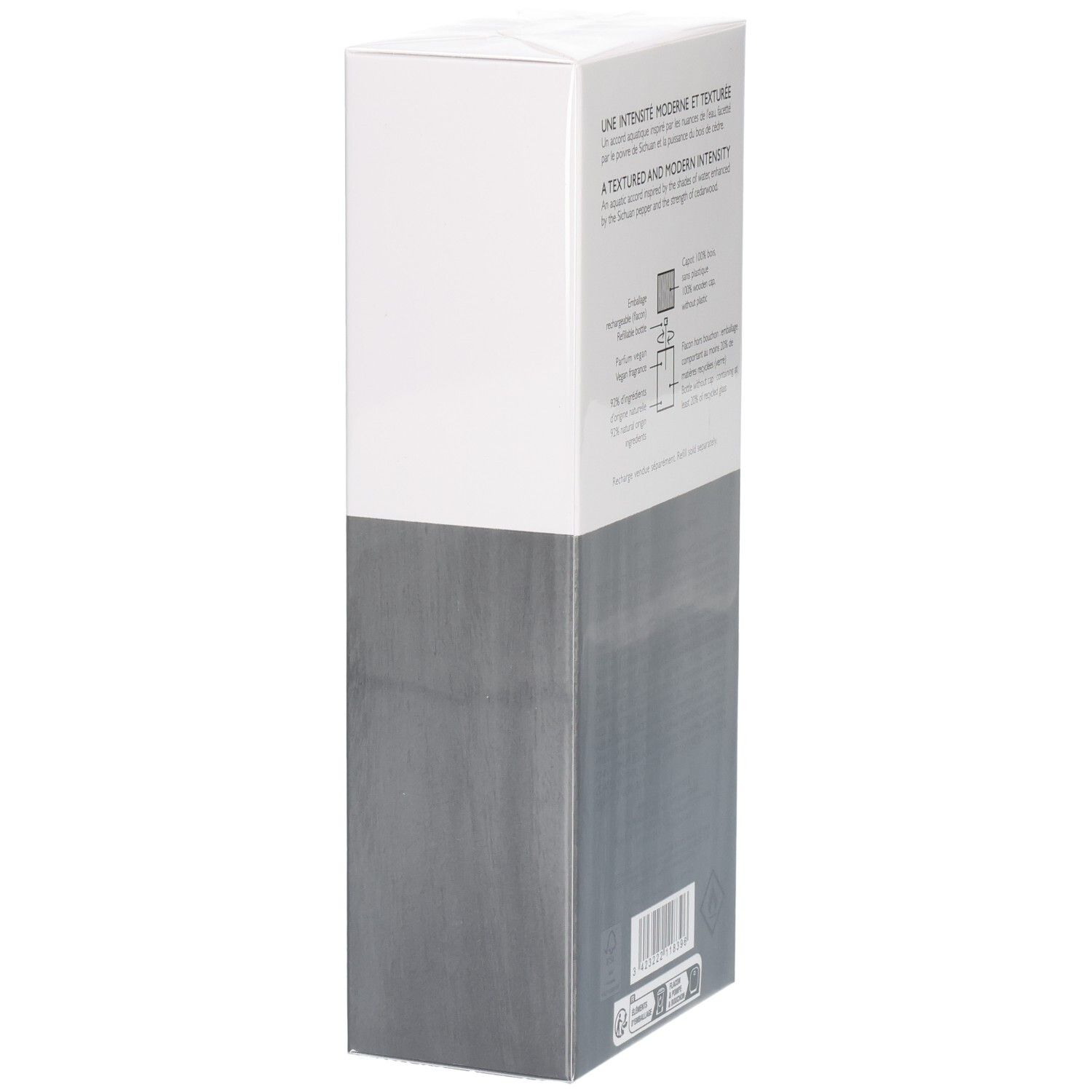 Vista laterale della confezione regalo Issey Miyake L'Eau d'Issey Pour Homme Eau de Parfum.