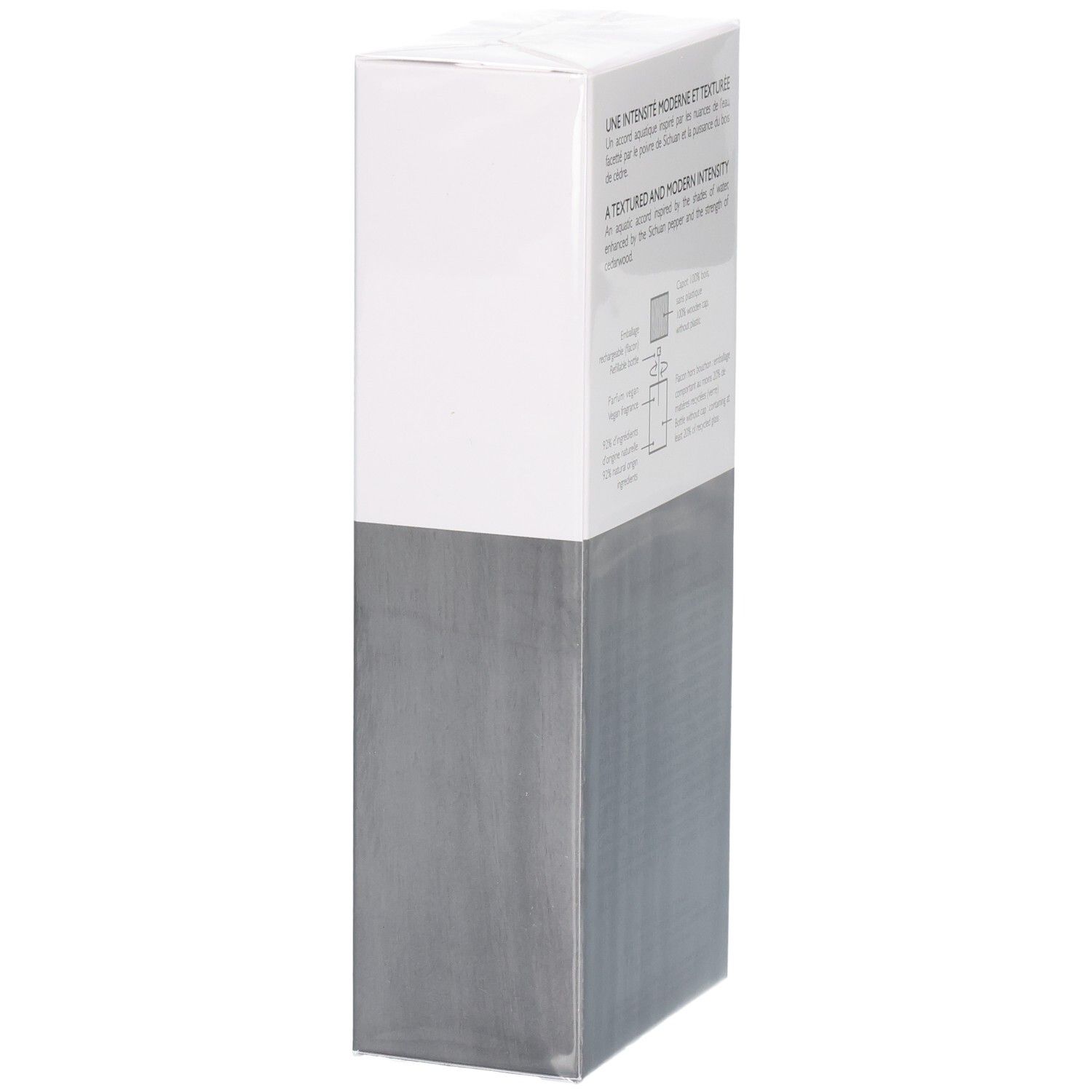 Issey Miyake L'Eau d'Issey Pour Homme Eau de Parfum scatola, lato con testo.